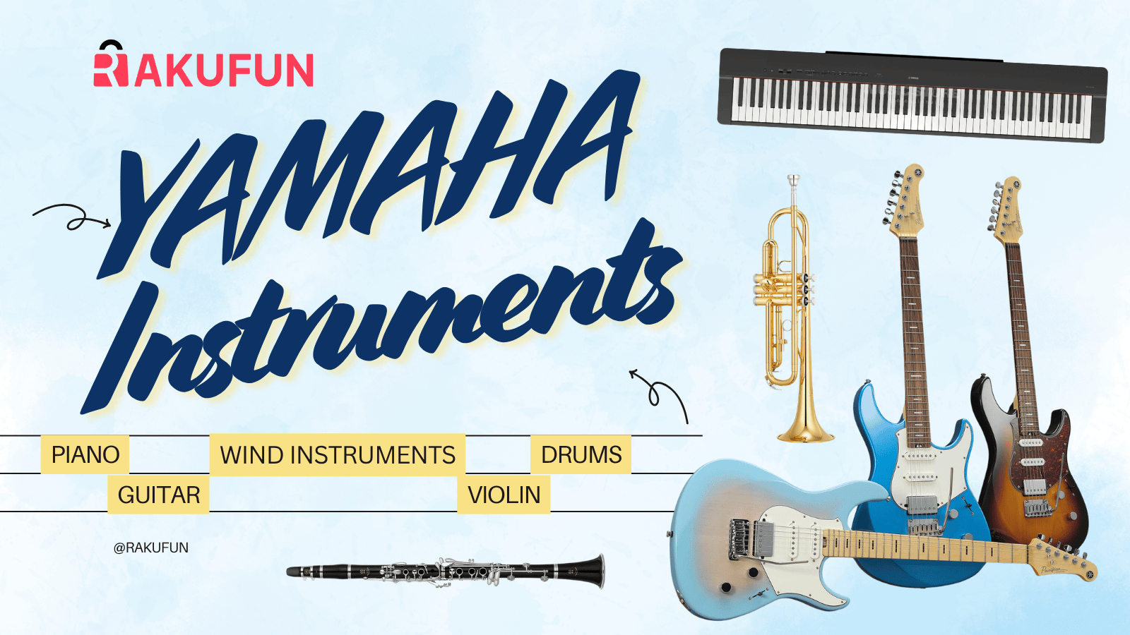 Shop YAMAHA Instrument via Rakufun