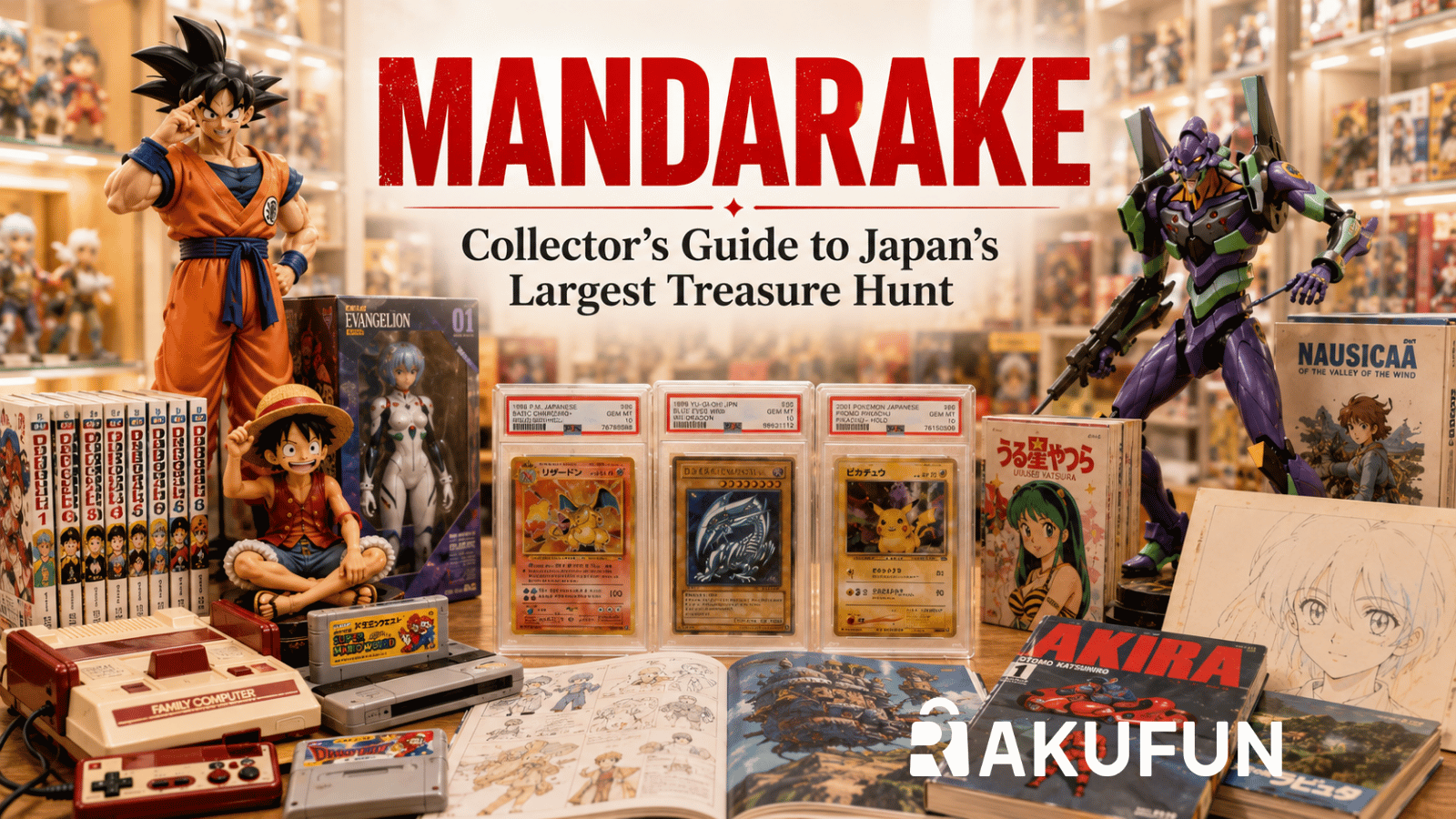 Discover Mandarake, Japan’s top destination for rare anime figures, manga, cels via Rakufun.